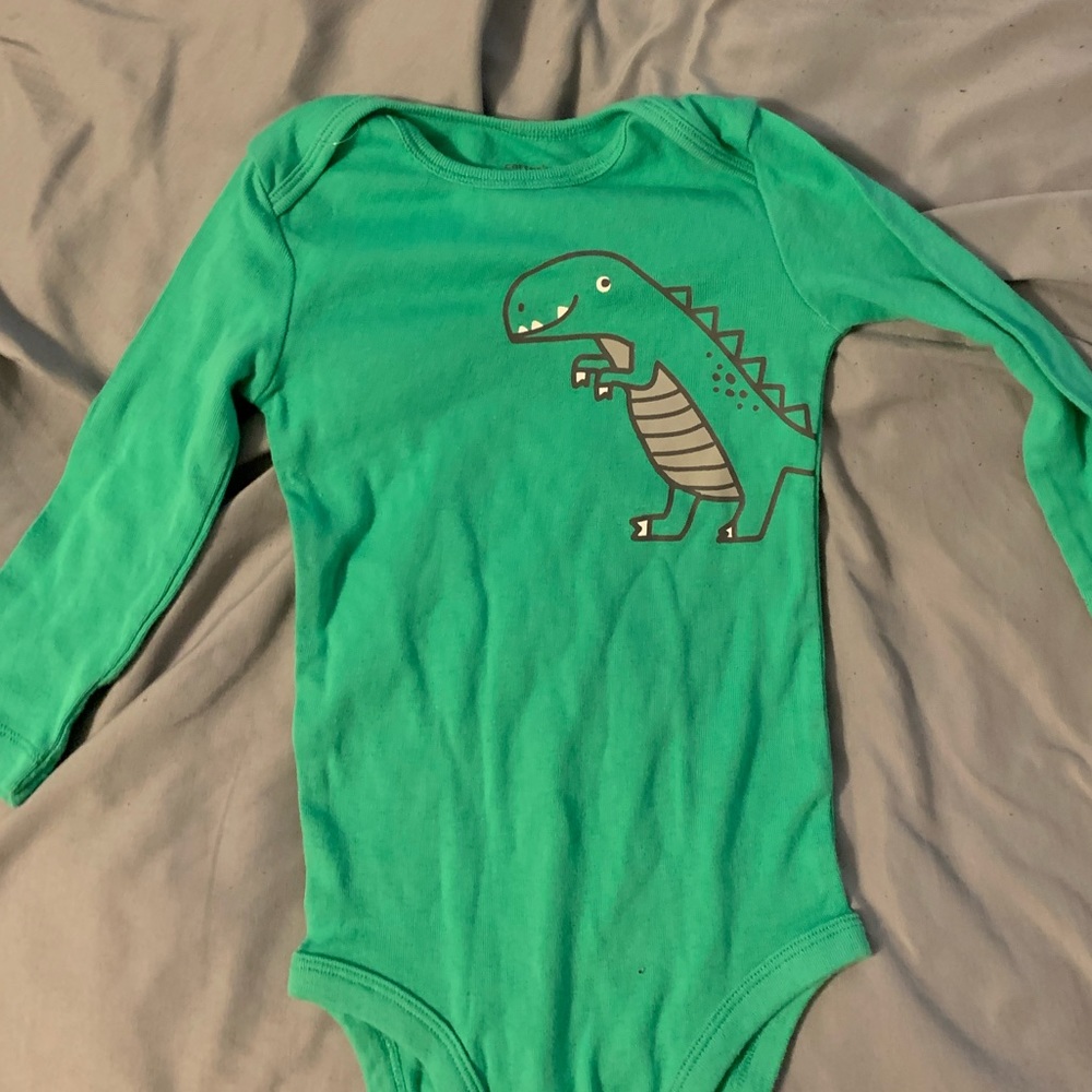 Dinosaur long sleeve onesie